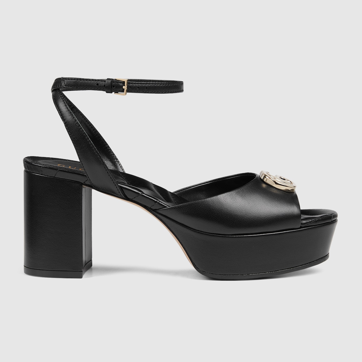 Gucci Women’s platform sandal with Double G - Image 1